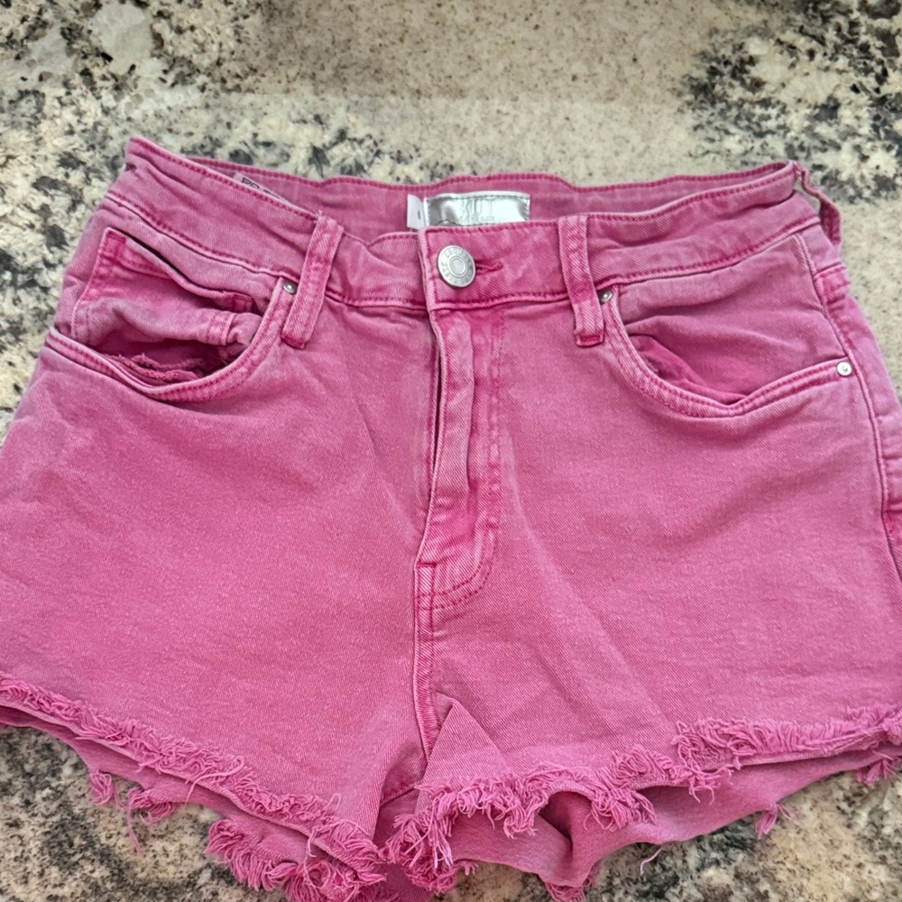 Kut from the Kloth Pink Jean Shorts
